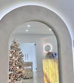 Spiegel groot boog beton 195x95 cm, Antiek en Kunst, Ophalen, Overige vormen, 150 tot 200 cm