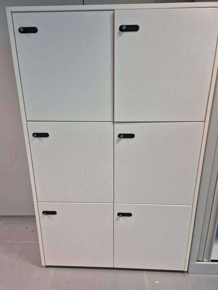 Lockers : Armoire à 6 casiers à code avec clé de secours., Huis en Inrichting, Kasten | Lockerkasten, Zo goed als nieuw, Ophalen of Verzenden