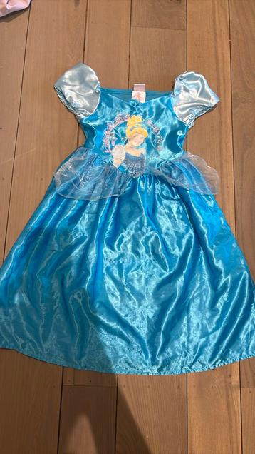 Blauw verkleedkleedje Assepoester 4 - 8 jaar beschikbaar voor biedingen