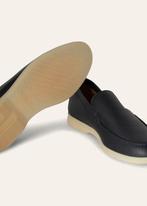 Loro Piana Summer Walk instappers — leer voor heren — Maat 4, Ophalen, Nieuw