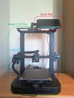 Creality Ender 3 S1 Pro + Creality Sonic Pad + logitech C270, Computers en Software, 3D Printers, Ophalen, Ingebouwde Wi-Fi, Zo goed als nieuw