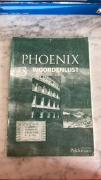Phoenix 3 woordenlijst, Pelckmans, Ophalen, Gelezen, Latijn