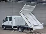 Iveco Daily 35C14 Open Laadbak Dubbel Cabine met Kist 3500kg, Auto's, Bestelwagens en Lichte vracht, Stof, Gebruikt, Euro 6, Iveco