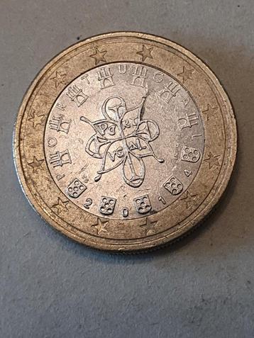 1 € van 2014 van Portugal  beschikbaar voor biedingen
