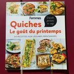 Livre de recettes Quiches, le goût du printemps, Comme neuf, Enlèvement ou Envoi