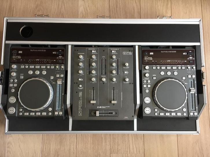 DJ set Sync 2X DMC-1000 & SMD-2 + case, Muziek en Instrumenten, Dj-sets en Draaitafels, Gebruikt, Dj-set, Overige merken, Ophalen