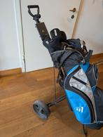 Golfset Linkshandig Longridge + Golftas + Golfkar + Ballen, Sport en Fitness, Ophalen, Gebruikt, Overige typen, Overige merken