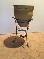 Bloempot op staander, Tuin en Terras, Gebruikt, Ophalen of Verzenden, Minder dan 25 cm, Balkon