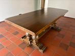Eikel tafel op sokkel, Ophalen, 50 tot 75 cm, Rustiek, Eikenhout