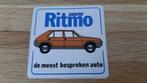 Vintage sticker automerk Fiat Ritmo, Auto of Motor, Ophalen of Verzenden, Zo goed als nieuw