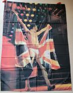 Freddie Mercury (QUEEN) vlag in goede staat (NO 8) (105x70)., Ophalen of Verzenden, Zo goed als nieuw