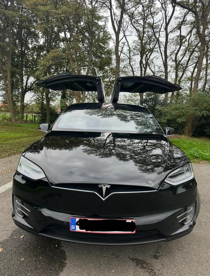 Tesla Model X Longe Range Daul motor, Auto's, Tesla, Bedrijf, 360° camera, 4x4, Aangepast voor mindervaliden, ABS, Achteruitrijcamera