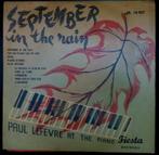 10 " VINYL Paul Lefevre at the piano September In The Rain, CD & DVD, 10 pouces, Jazz, 1940 à 1960, Utilisé