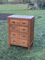 Houten ladekast / apothekerskast 95 x 70 x 45, Ophalen, 50 tot 100 cm, Landelijk, 3 of 4 laden