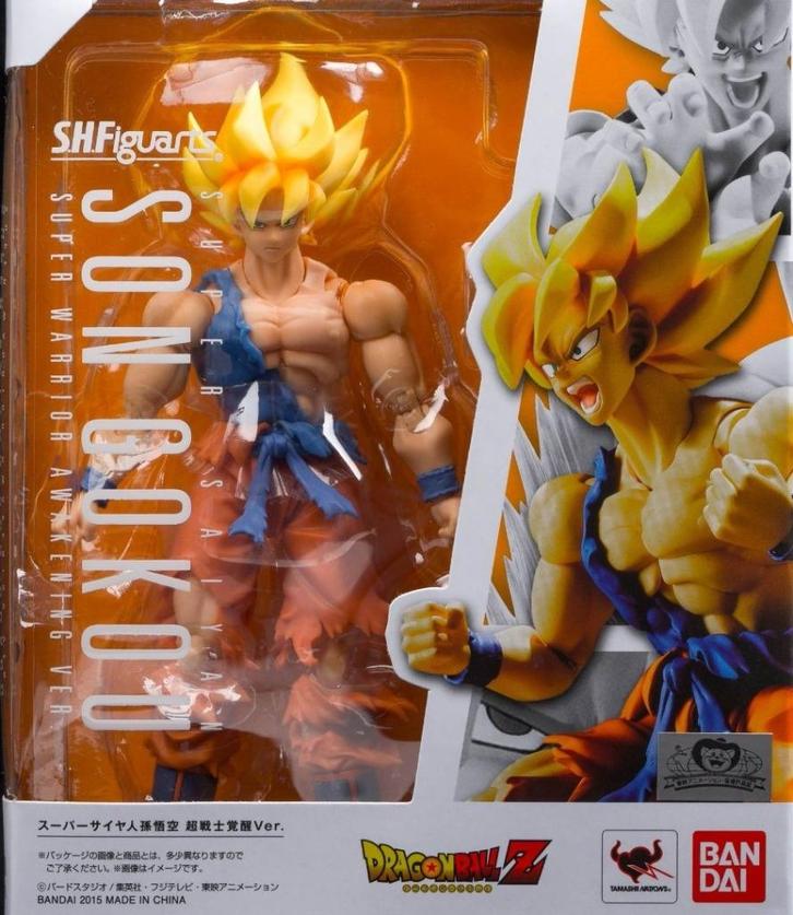 BANDAI S.H. Figuarts Dragon Ball Super Saiyan Goku Awakening, Verzamelen, Poppetjes en Figuurtjes, Nieuw, Ophalen of Verzenden