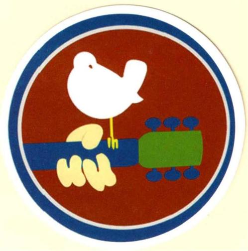 Woodstock sticker #1, Collections, Musique, Artistes & Célébrités, Neuf, Envoi