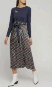 Kleedje twinset  le coeur maat S, Kleding | Dames, Bodywarmers, Zo goed als nieuw, Maat 36 (S), Blauw, Ophalen of Verzenden