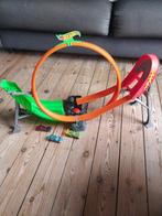 Circuit voiture Hot Wheells. Looping, Ophalen, Racebaan, Zo goed als nieuw, Met looping
