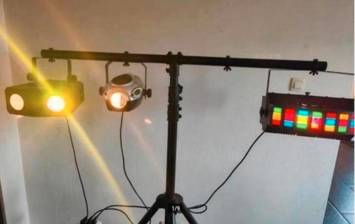 Dj licht set jb systems op statief, Muziek en Instrumenten, Licht en Laser, Licht, Ophalen