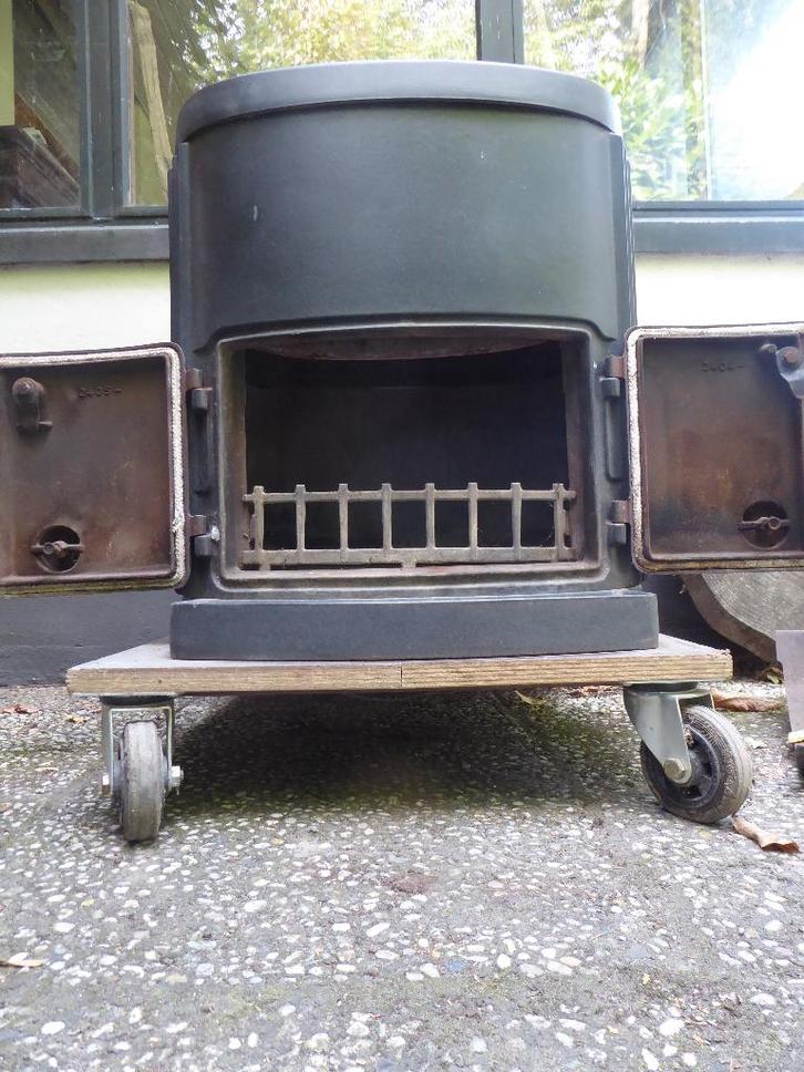 houtkachel, Huis en Inrichting, Kachels, Gebruikt, Vrijstaand, Houtkachel, Hout, Ophalen