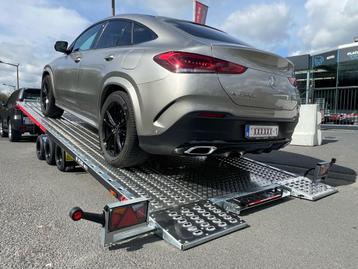 Autotransporter 3500kg + ALU middenvloer 600x210cm Lier beschikbaar voor biedingen