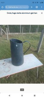 Grote, hoge sterke aluminium giet kan, Antiek en Kunst, Curiosa en Brocante, Ophalen of Verzenden