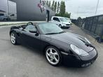 Porsche Boxster 2.5 benzine onderhoudsboek leer cruise, Auto's, Porsche, Zwart, Cabriolet, Zwart, Leder