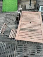 Table de jardin et 4 chaises., Jardin & Terrasse, Tables de jardin, Enlèvement, Utilisé