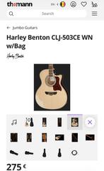 HB gitaar (elek acoustic) + tas, picks en capo, Muziek en Instrumenten, Ophalen, Zo goed als nieuw