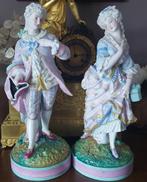 Porcelaine vieux Andenne couple de marquis, Antiquités & Art, Enlèvement ou Envoi