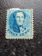 R42) postzegels belgie nr 15 ongebruikt, Ophalen of Verzenden, Zonder gom