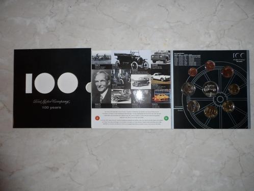 Euros FDC 2003 Belgique - 100 ans de Ford Motor Company, Postzegels en Munten, Munten | België, Setje, Overig, Ophalen of Verzenden