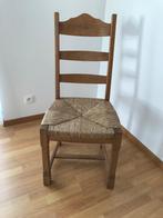 Zes eiken stoelen, Ophalen, Bruin, Zo goed als nieuw, Vijf, Zes of meer stoelen