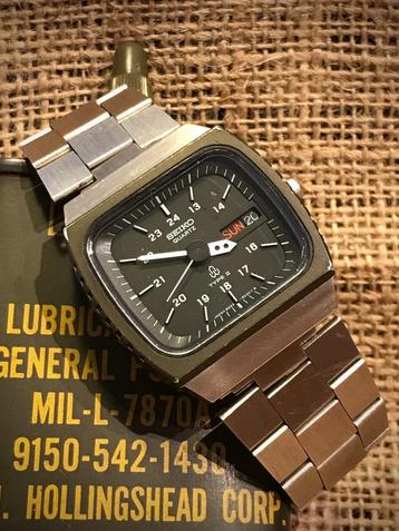 Seiko vintage military air force pilot style 8223-502A beschikbaar voor biedingen