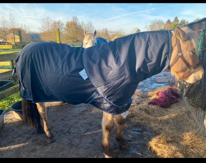 Deken inclusief hals 100 gram maat 175, Dieren en Toebehoren, Paarden en Pony's | Dekens en Dekjes, Zo goed als nieuw, Deken, Ophalen of Verzenden