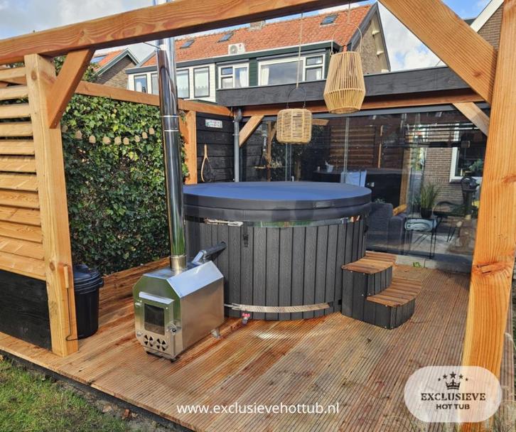 Houtgestookte hottub-Elektrisch of Hybride/Exclusieve, Tuin en Terras, Zwembad-toebehoren, Nieuw, Filter, Ophalen of Verzenden