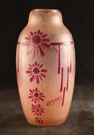Vase en verre Legras gravé, Envoi