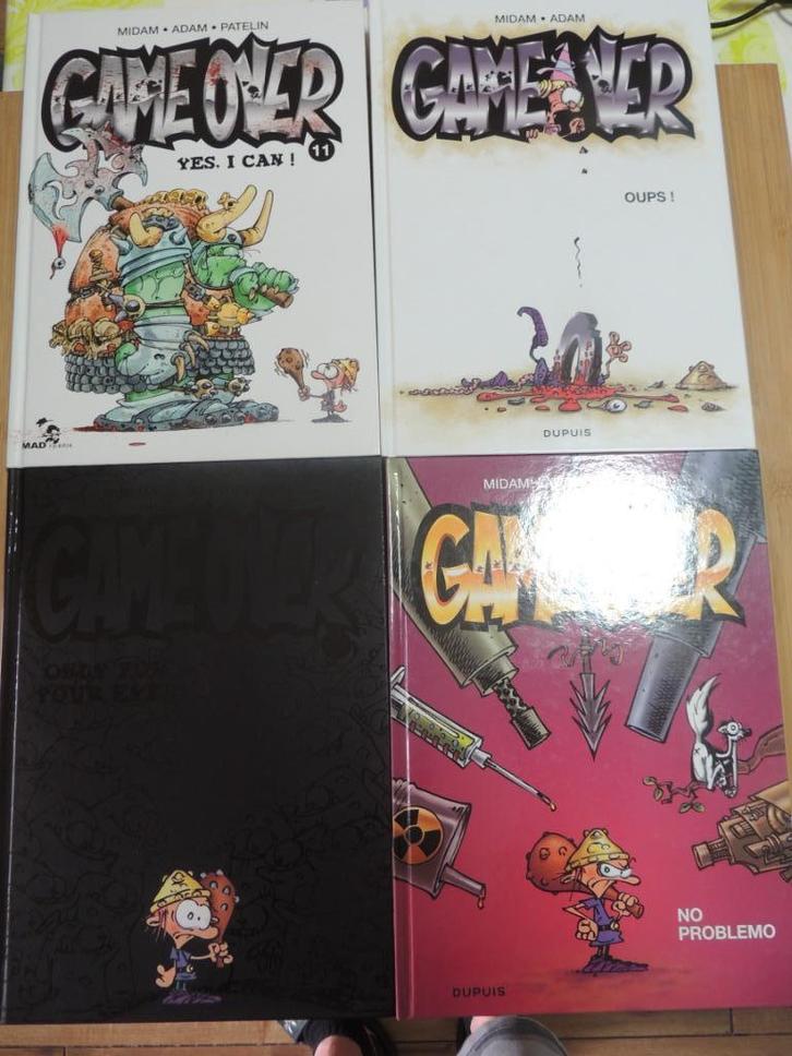 4 bd game over reed / eo tbe descriptif / photos, Livres, BD, Comme neuf, Plusieurs BD, Enlèvement ou Envoi
