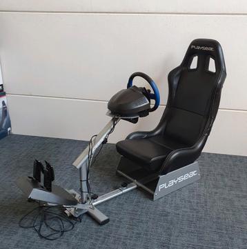 Playseat Zwart + Thrustmaster T150, Enlèvement, Reconditionné