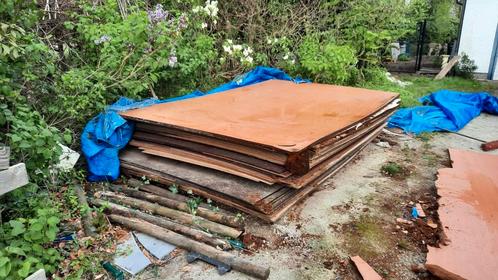 Spaanplaten met fineerlaag aan beide zijden, Doe-het-zelf en Bouw, Hout en Planken, Gebruikt, Ophalen of Verzenden
