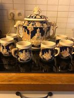 Belle soupière avec 6 tasses Vintage Germany, Antiek en Kunst, Antiek | Servies compleet, Ophalen of Verzenden