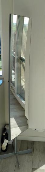 Passpiegel, halfspiegel op voet, vrijstaande spiegel, Ophalen