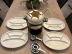 Mooi Fondue Set met brander + borden perfect onderhouden!!!, Ophalen