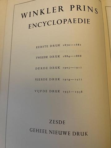 Winkler Prins Encyclopedie beschikbaar voor biedingen