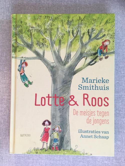 Lotte & Roos - De meisjes tegen de jongens (Marieke Smithuis, Boeken, Kinderboeken | Jeugd | onder 10 jaar, Zo goed als nieuw