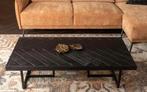 Dutchbone salontafel / coffeetabel zwart, Huis en Inrichting, Tafels | Salontafels, Ophalen, Overige materialen, 100 tot 150 cm