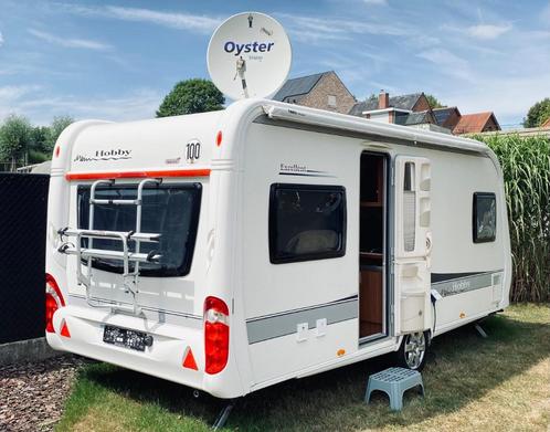 Hobby 495 UFE 2013, Caravans en Kamperen, Caravans, Particulier, tot en met 4, 1000 - 1250 kg, Rondzit, Hobby, Frans bed, Omvormbare zithoek