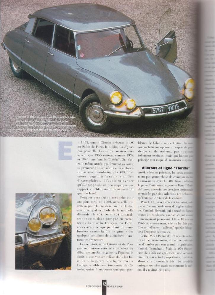 1966 Citroën DS 21 Pallas voiture de collection, Boeken, Auto's | Folders en Tijdschriften, Gelezen, Citroën, Verzenden