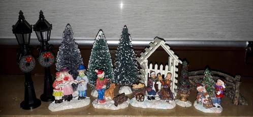 Figuren voor mini kerstdorp of Luville village, Diversen, Kerst, Zo goed als nieuw, Ophalen of Verzenden