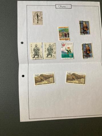 Timbres Chine